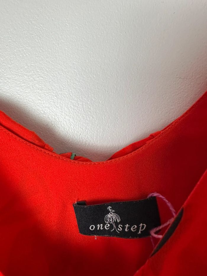 🌸Robe - One step - rouge - été 🌸 - photo numéro 4