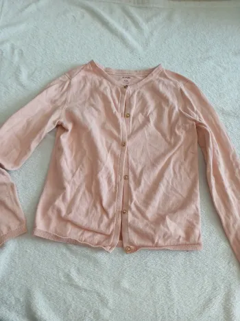 Gilet rose 10 ans Kiabi