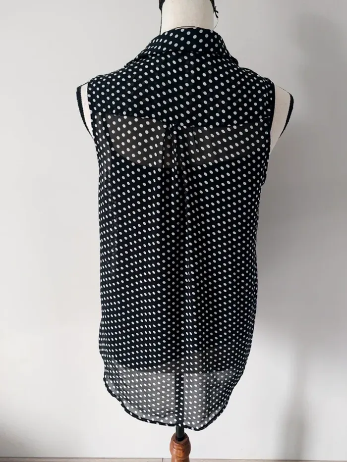 Chemise voile à pois - photo numéro 4