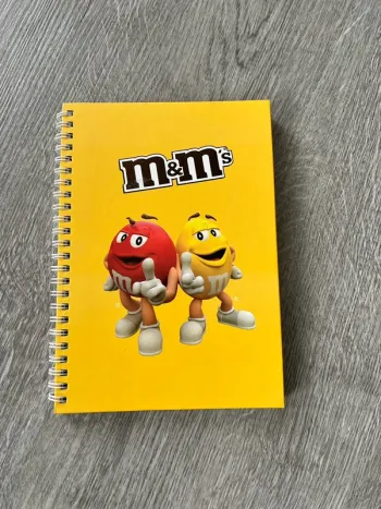 Carnet m&m’s ligné à spirales