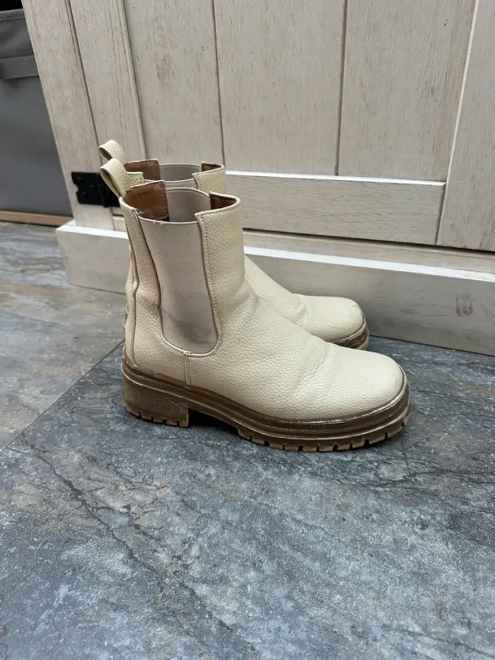 Bottines beige 36 seaside