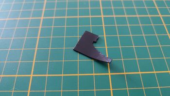 Garde-boue arrière gauche pièce miniature Altaya Renault Alpine A110 Wrc 1/18 1/18e 1/18ème #C10