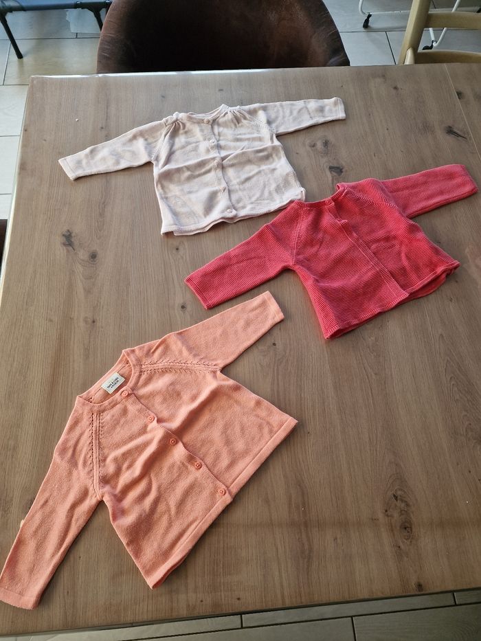Lot de 3 gilets 6 mois