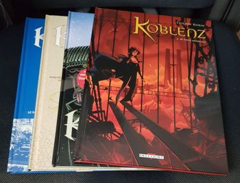 BD Lot Koblenz Tome 1 à 4 Tous en EO avec 2 Ex-libris - Thierry Robin - Delcourt