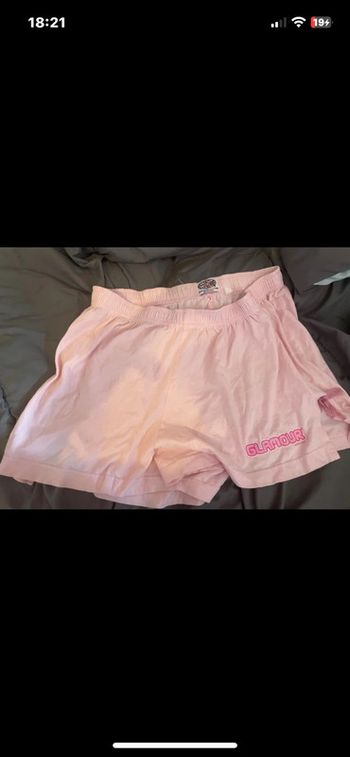 🌸 Short de pyjama rose glamour – Confort & douceur 🌸