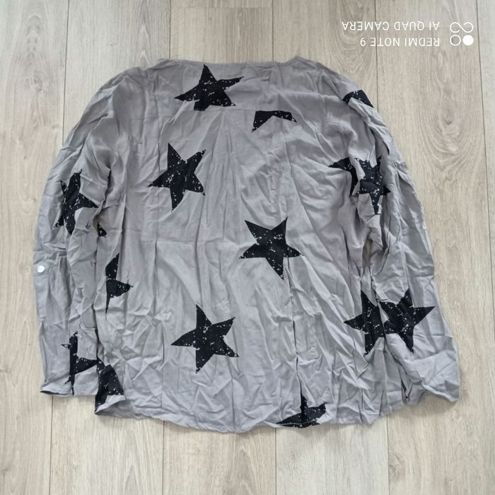 Chemise marron clair étoiles t48 - photo numéro 5