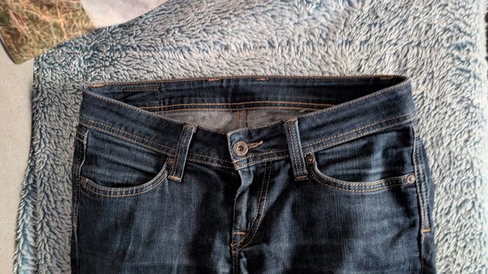 Jeans  pépé jeans bleu marine - photo numéro 2