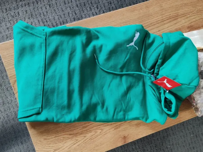 Sweat a capuche Puma vert taille L Casual - photo numéro 2