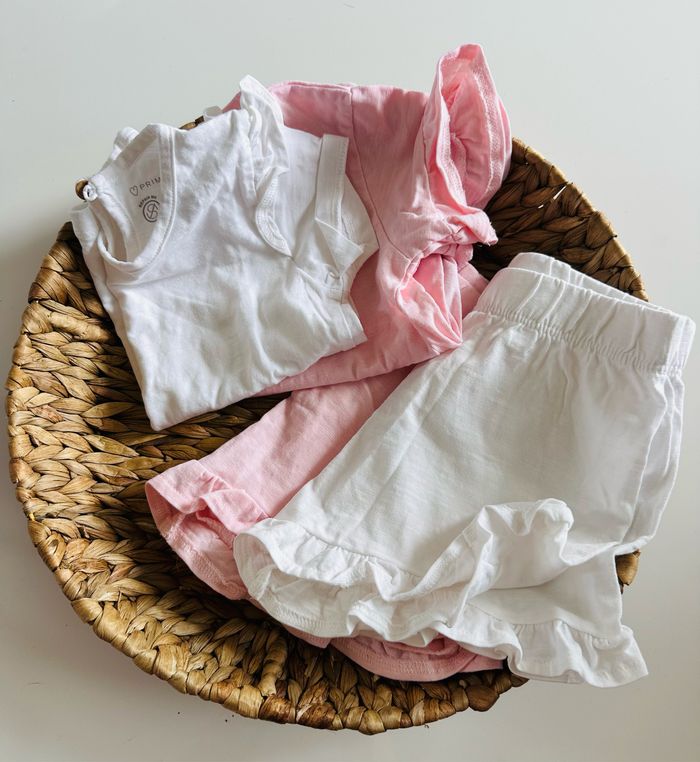 Lot vêtements bébé fille été 9 mois