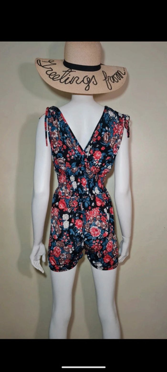 Combi short fleur  S M - photo numéro 3