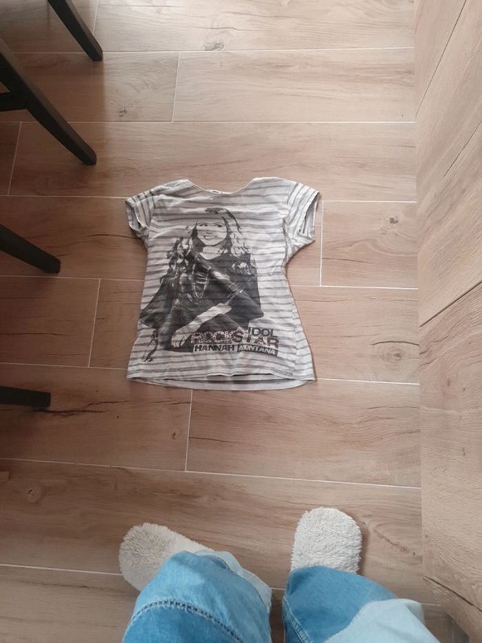 Tee-shirt rayures grises