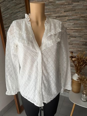 Chemise tendance dentelle