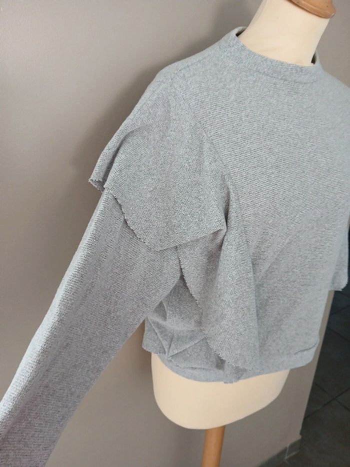 pull gris - photo numéro 3