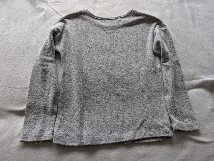 Pull léger gris chiné chat - 4A - La Halle - photo numéro 6