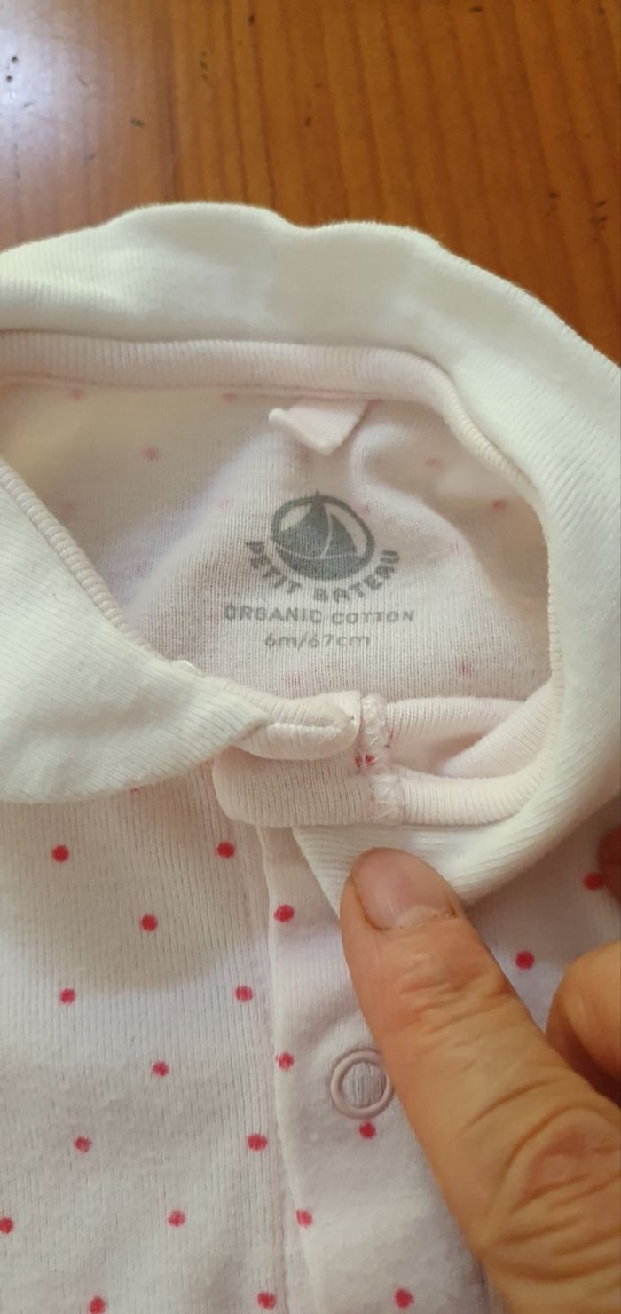 Ensemble body pantalon bébé Petit Bateau 6 mois - photo numéro 4