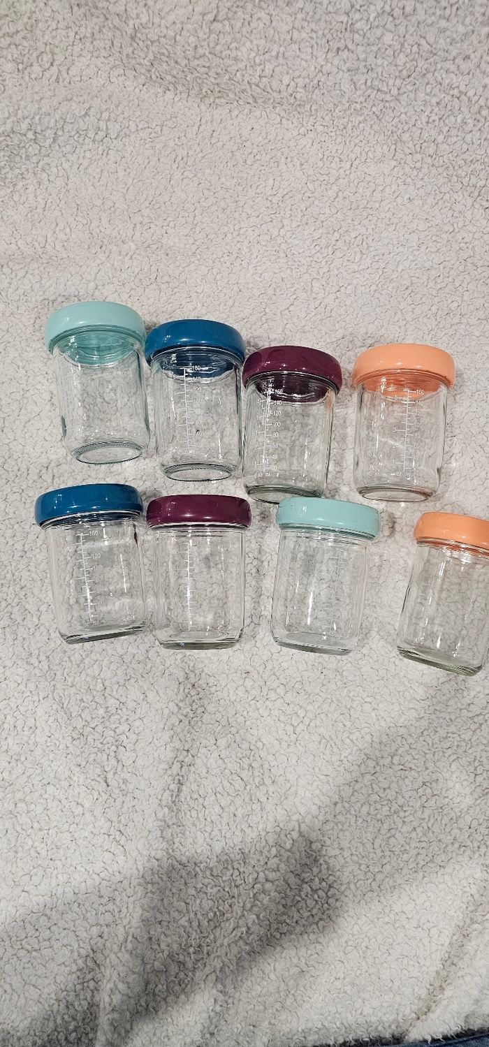 Lot de 8 grands pot en verre Babybols babymoov - photo numéro 10