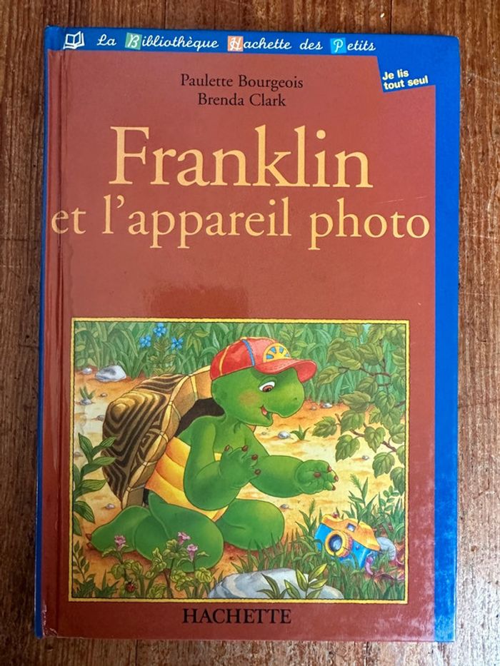 Livre album Franklin tortue et l’appareil photo bibliothèque Hachette des petits je lis tout seul