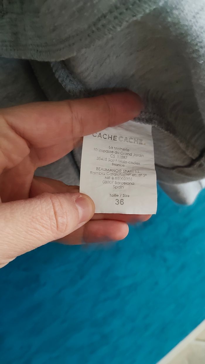 Veste blazer grise taille 36 - photo numéro 5