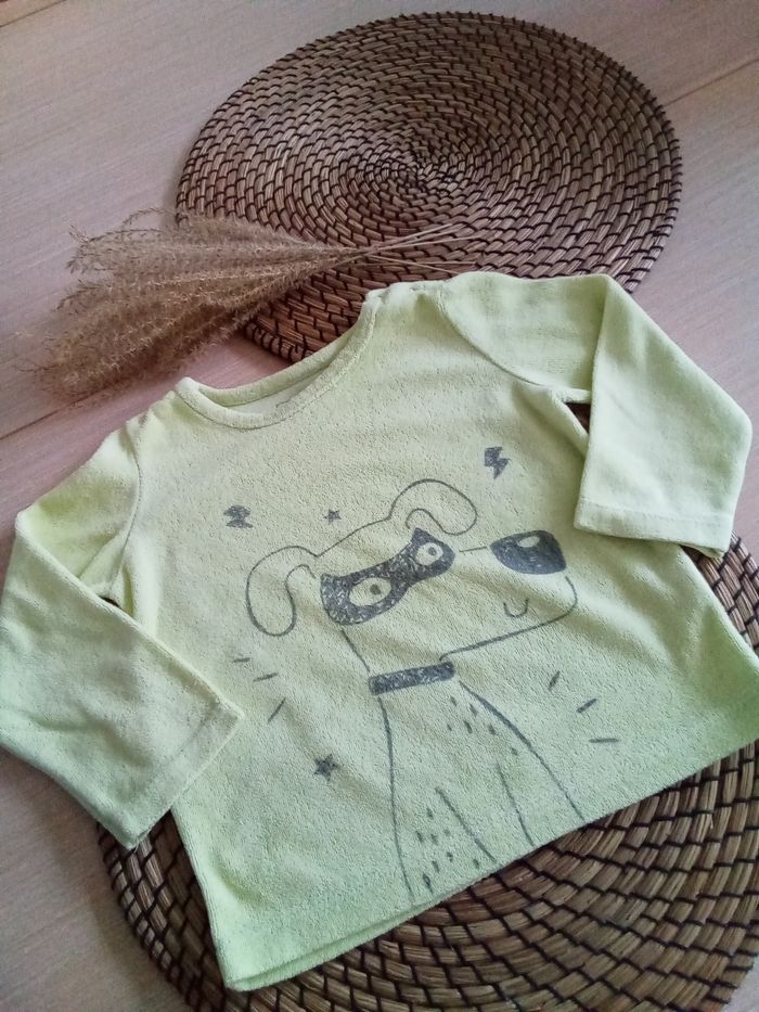 Pyjama 2 pièces en velours In Extenso taille 2 ans - photo numéro 2