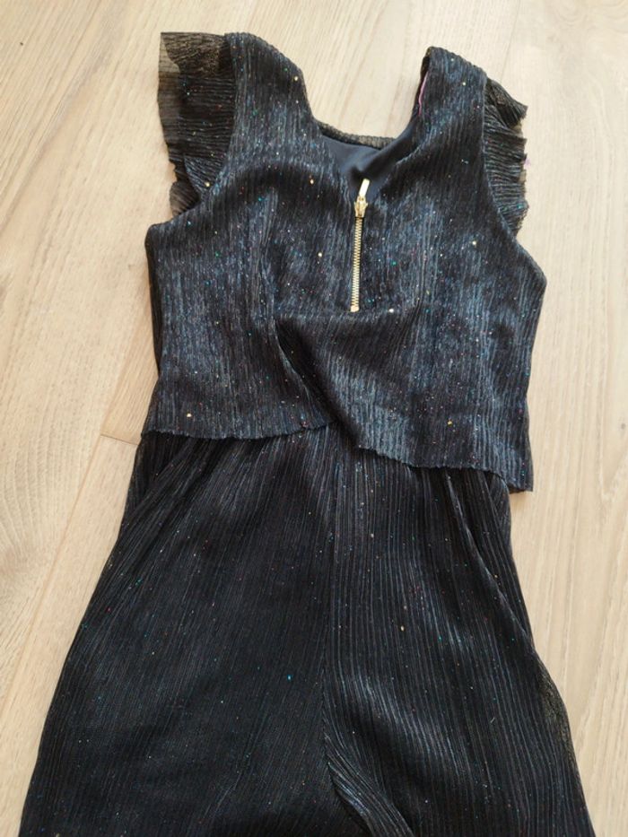 Combishort fille noir à paillettes 4 ans - photo numéro 4