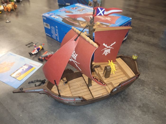 Chaloupe soldat/Bateau pirates  6681 - photo numéro 3