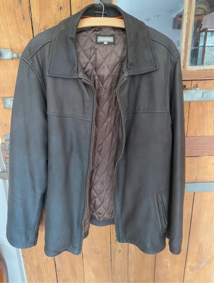 Veste homme en cuir véritable - photo numéro 5