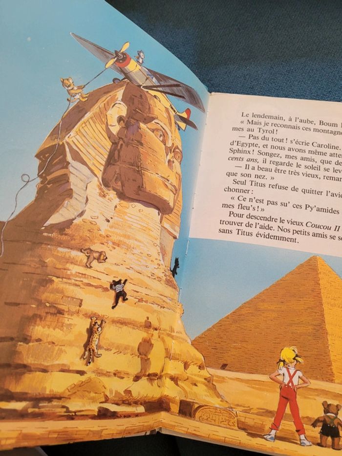Livre Caroline en Égypte Pierre Probst Hachette Jeunesse Album collection années 90 - photo numéro 4