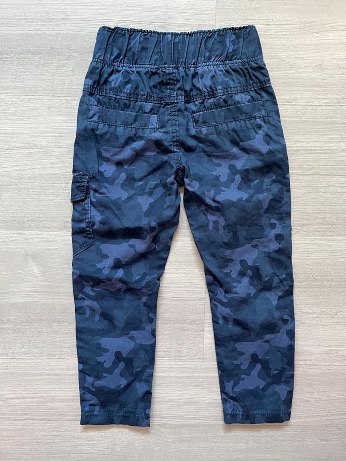 Pantalon d’été bleu camouflage 3 ans - photo numéro 1