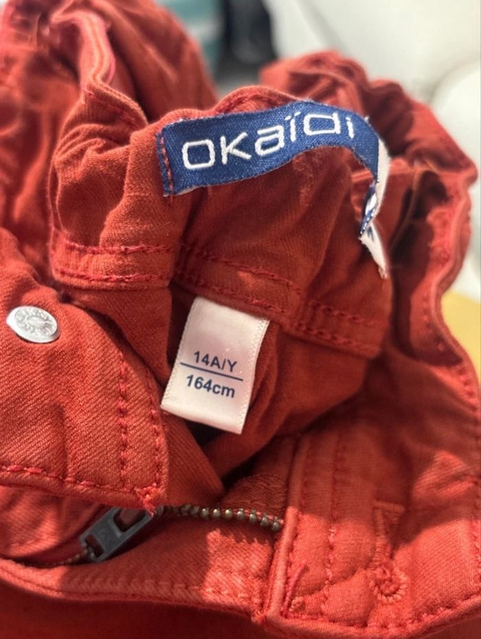Pantalon slim Okaïdi – Très bon état – Taille  14 ans - photo numéro 3