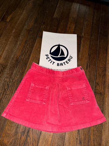 Jupe velours petit bateau 8 ans