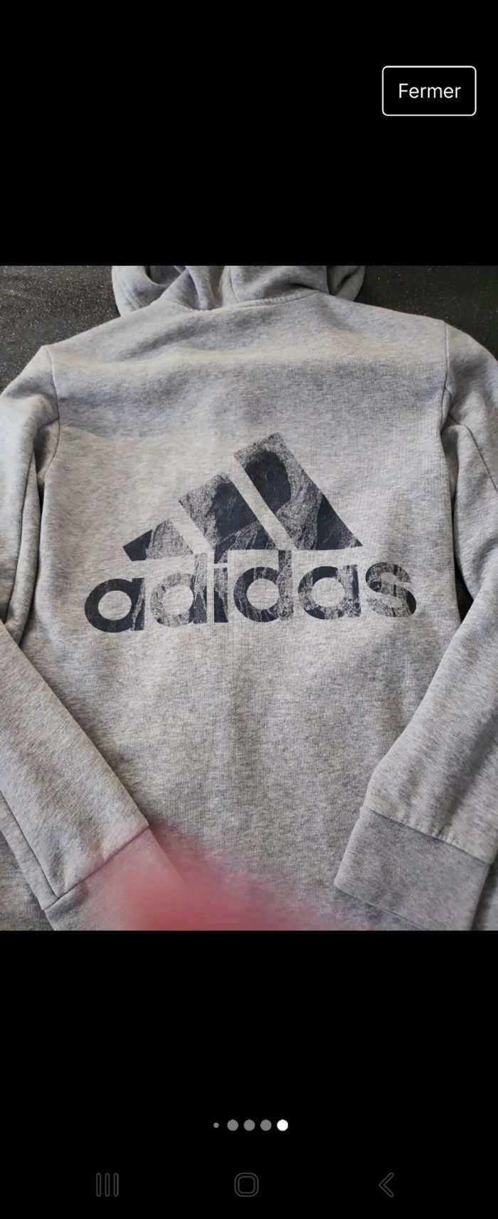 Veste adidas gris - photo numéro 7