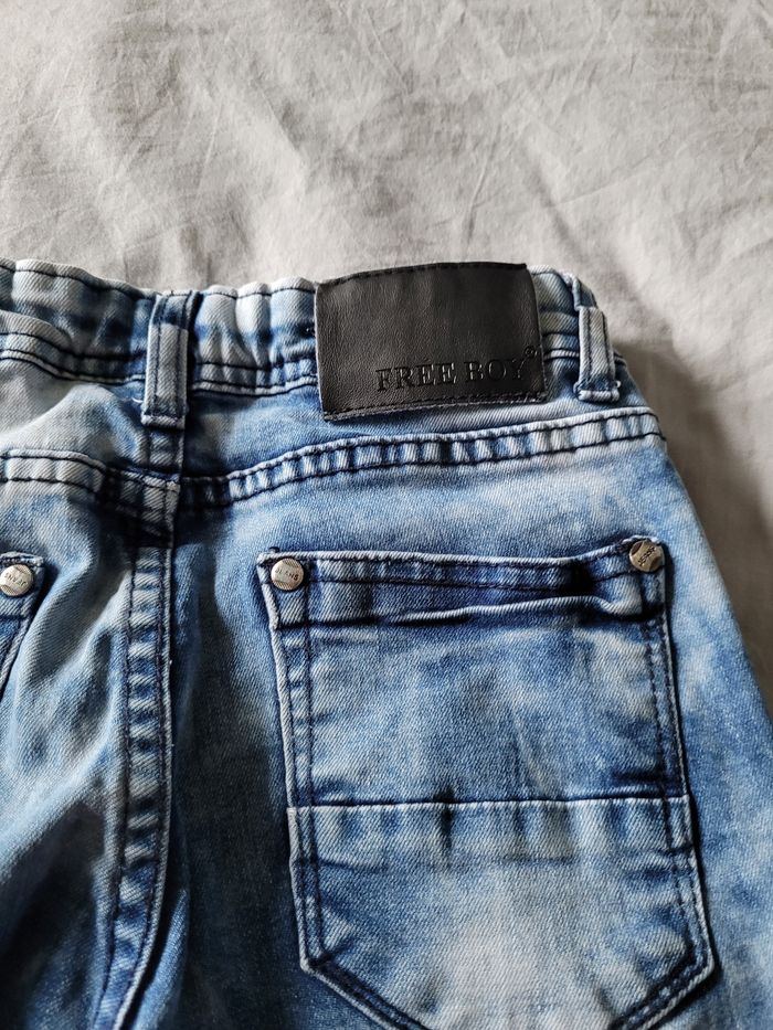 pantacourt en jeans free boy 8ans (5e) - photo numéro 7