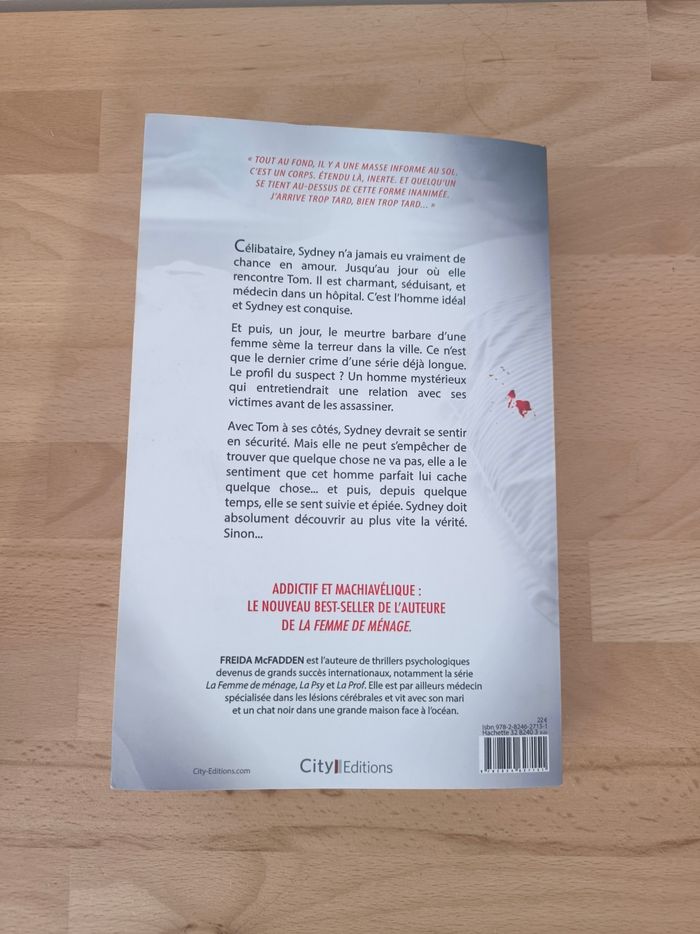 Livre Le Boyfriend de Freida Mc Fadden - photo numéro 2