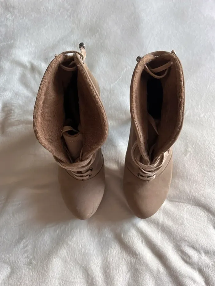 Bottines fourrées marron - photo numéro 5