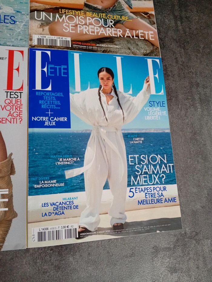 Lot magazines Elle été 2025 - photo numéro 5