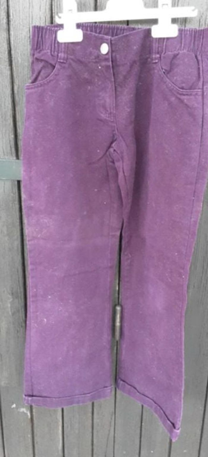Jean fille violet