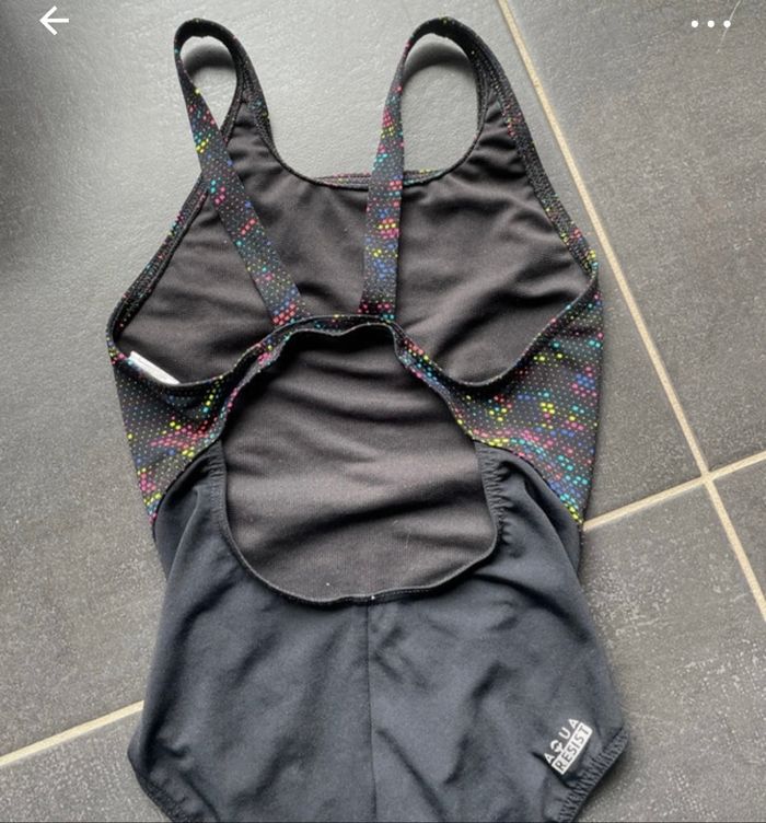 Maillot de bain 1 pièce 8/9 ans dos nageur - photo numéro 3