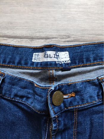 Jeans slim bleu