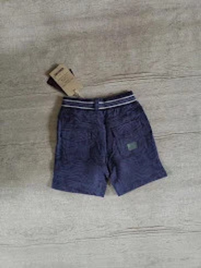 Bermuda Bleu marine et bleu cobalt Zuzuage1 garçon 2 ans Sergent Major - photo numéro 2