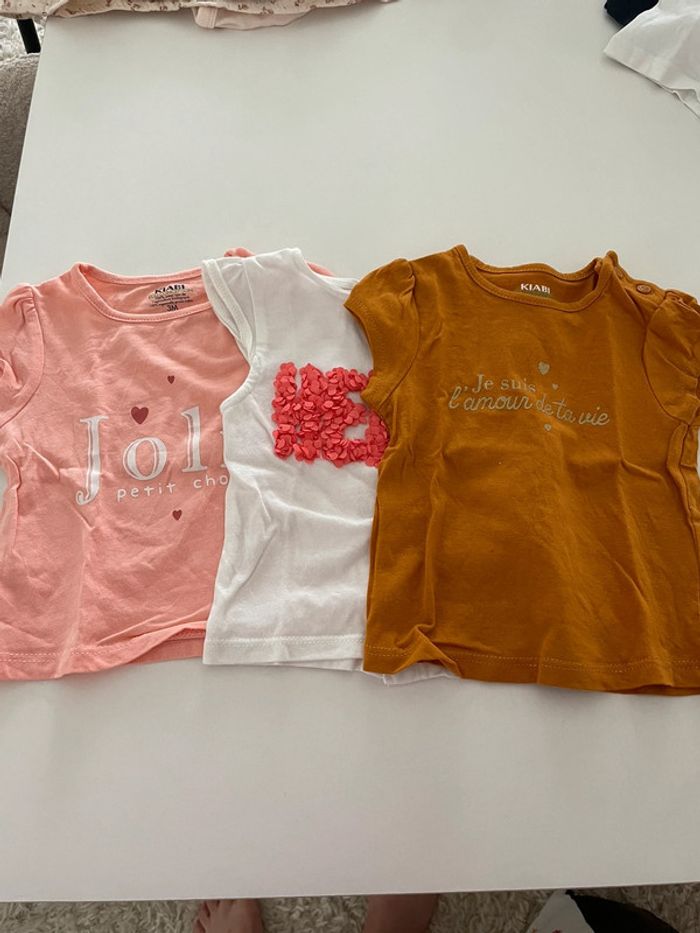 Lot t-shirt 3 mois