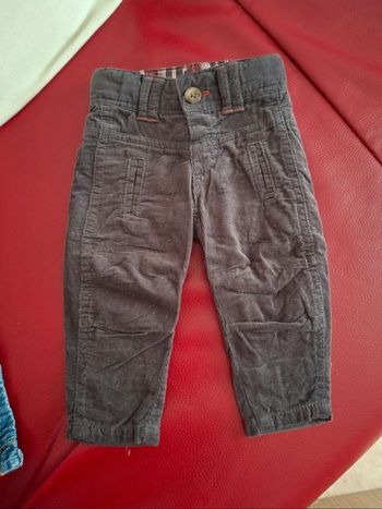Pantalon velours garçon 3 mois