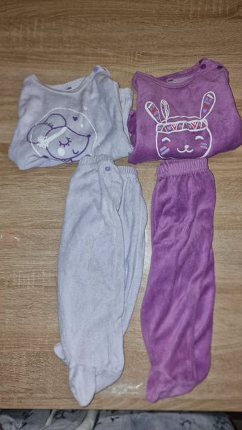 Lot 2 Pyjama 12 mois