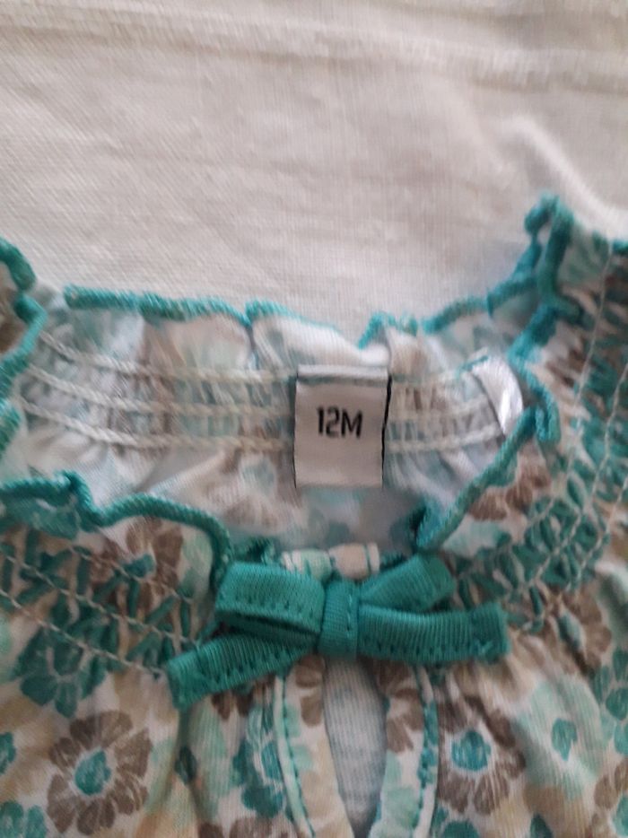 T-shirt d'été à fleurs vertes - photo numéro 3