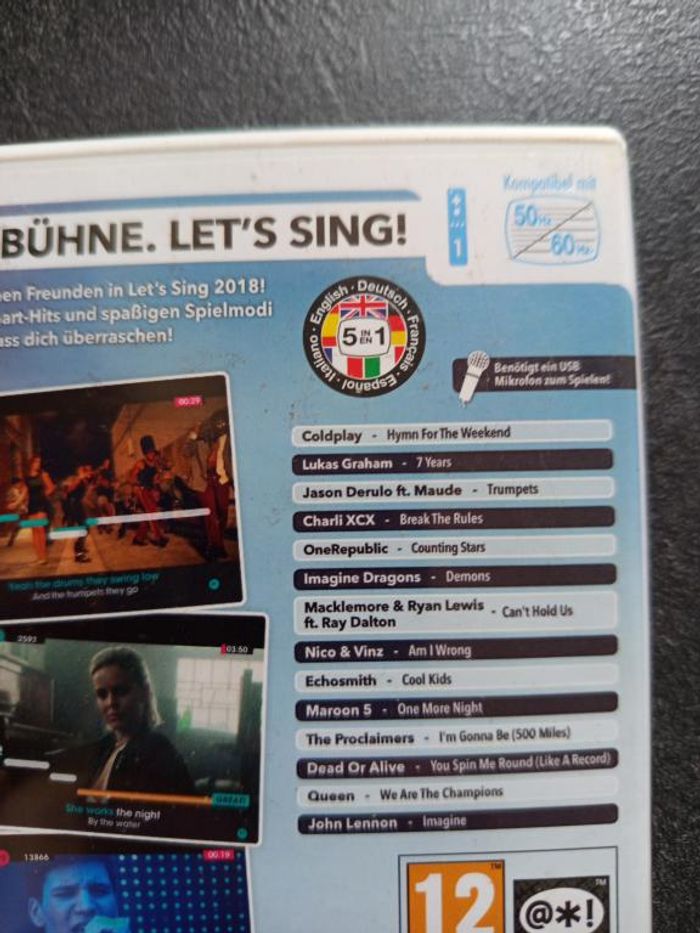 Nintendo - Wii - Let's sing 2018 - photo numéro 3