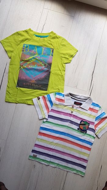 Lot de 2 tee shirts estivaux garçon 6ans catimini orchestra