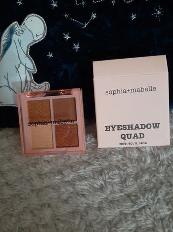Palette 4 fard à paupières sophia+mabelle neuf