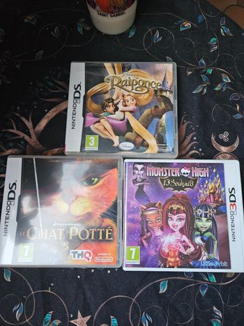 Lot 3 jeux Nintendo 3DS