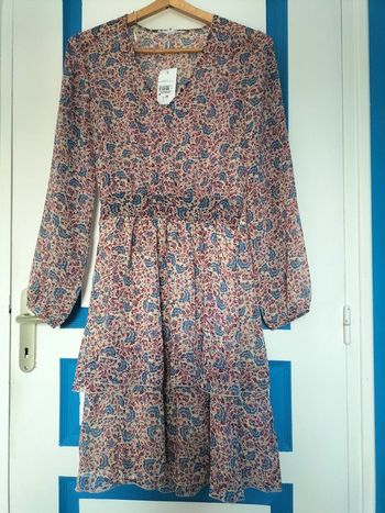 Robe fluide et légère - 36 - Sauvage Poésie (Burton of London)