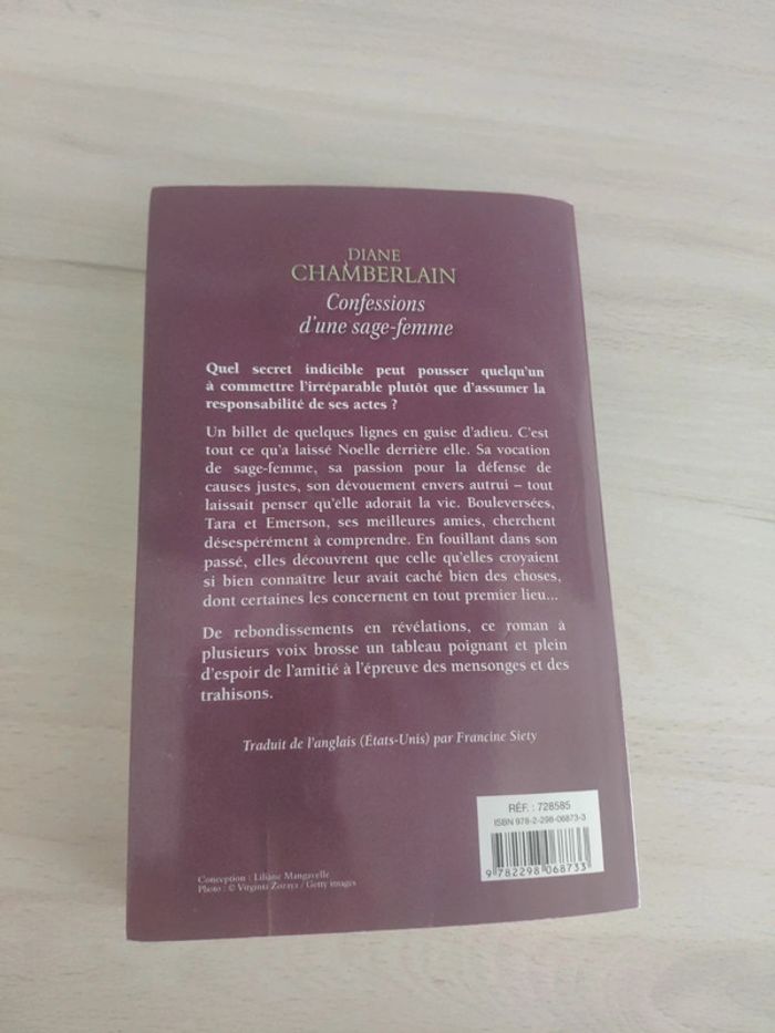 Livre grand format confessions d'une sage femme Chamberlain - photo numéro 6