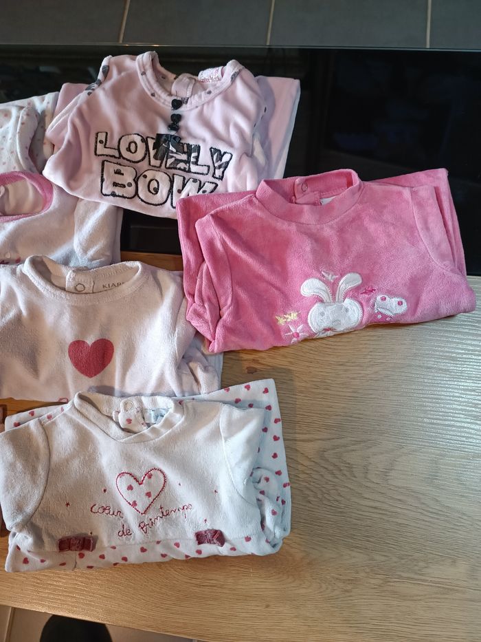 Lot de 7 pyjamas 3 mois - photo numéro 3